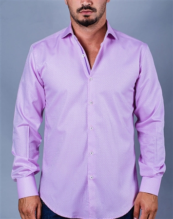 Shop Men : lavender Italian Dress Shirt | Next Level Couture