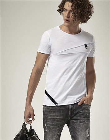 Luxury White T-Shirt - Trendy Men's Shirt | LCR